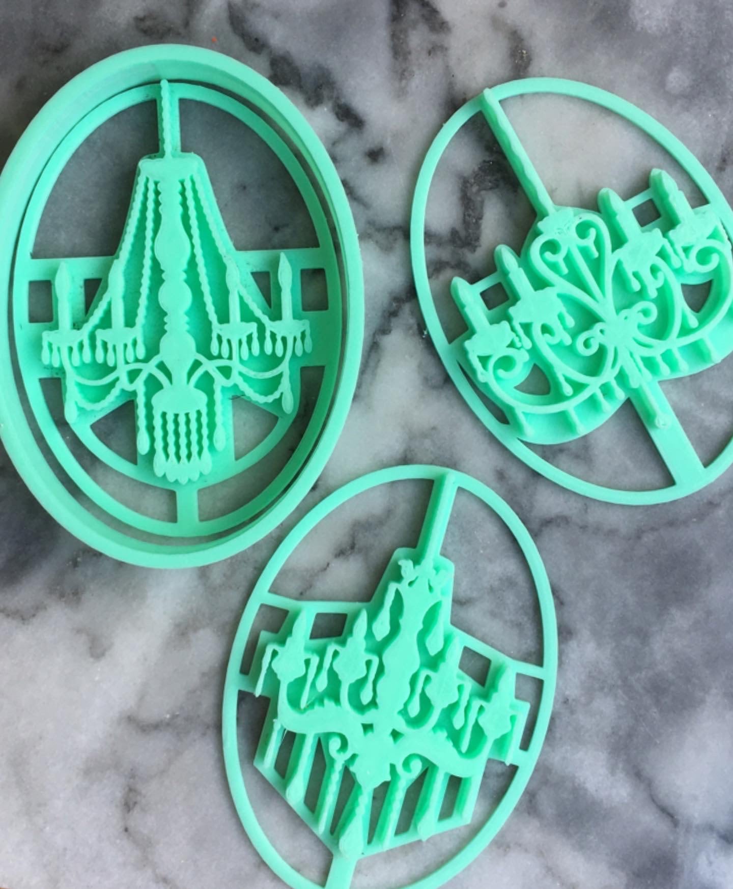 Chandelier Cookie & Fondant Stamps