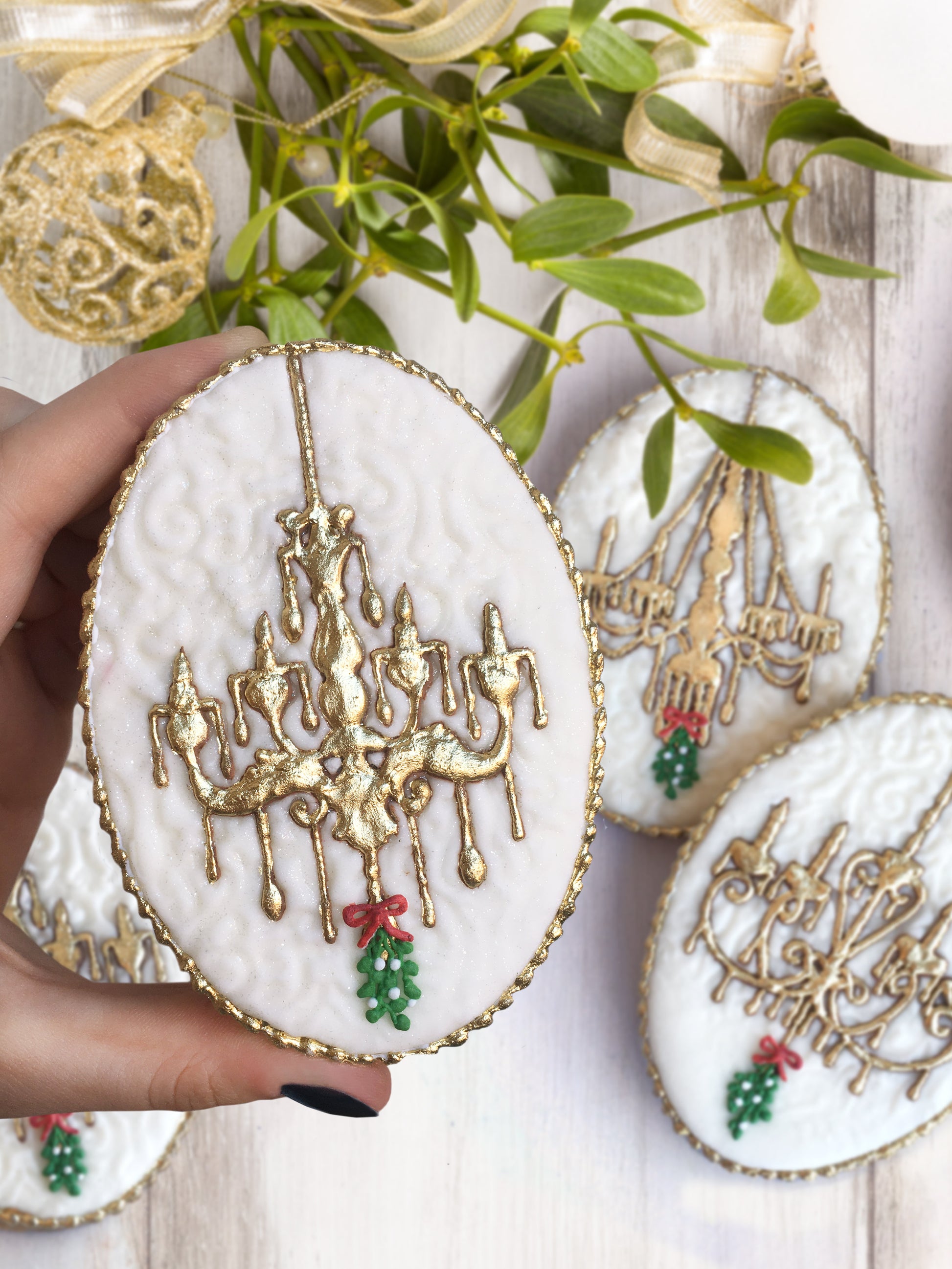 Chandelier Cookie & Fondant Stamps