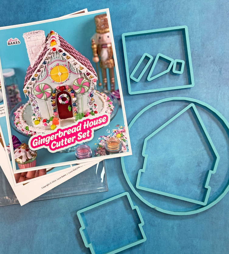 3D Gingerbread House Cutter Set
