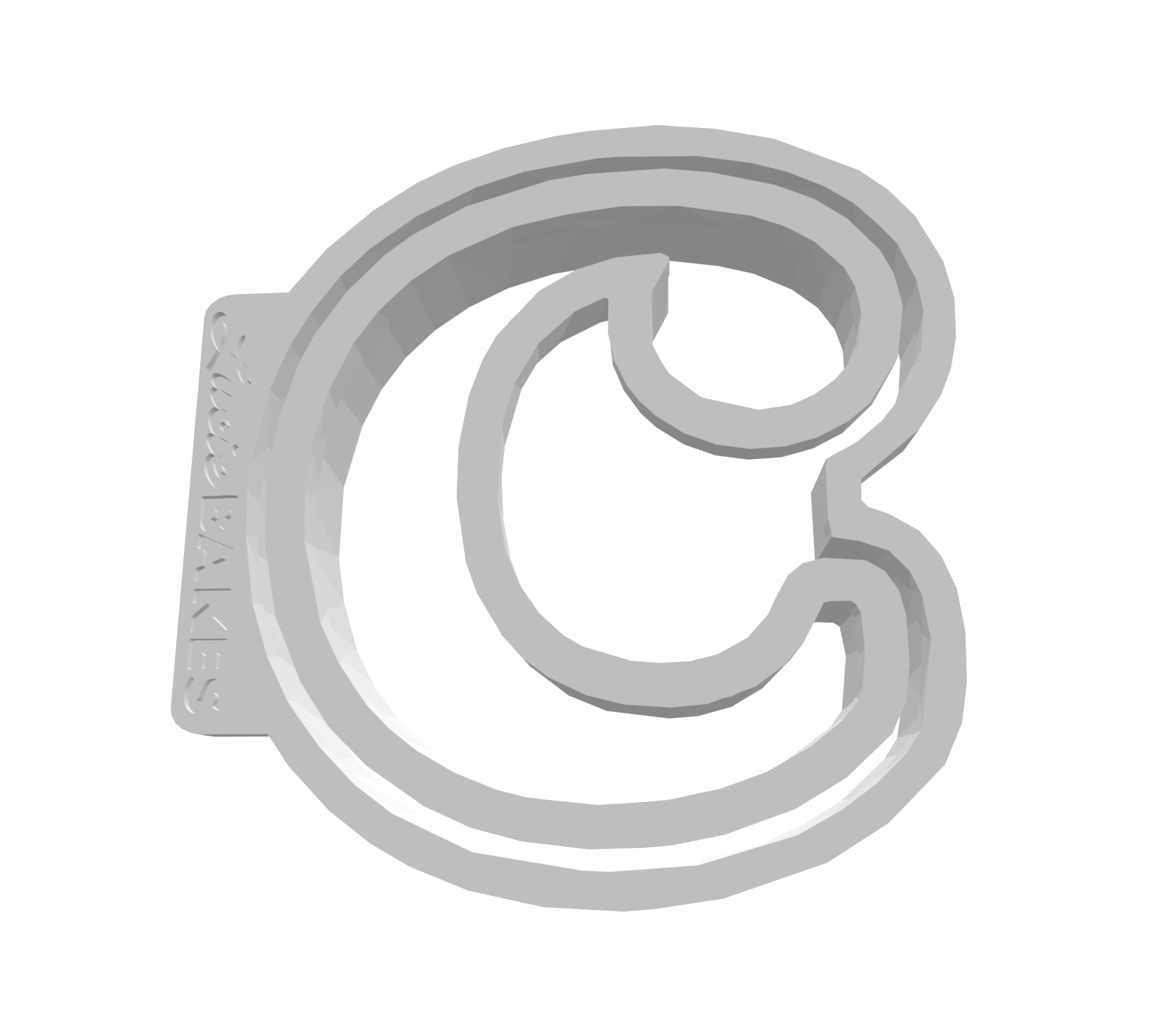 C (Includes 2 Cutters + Dough Pusher)-- STL FILES