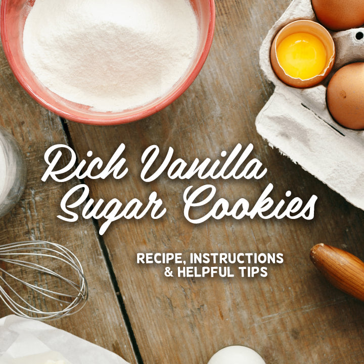 Rich Vanilla Sugar Cookie Recipe