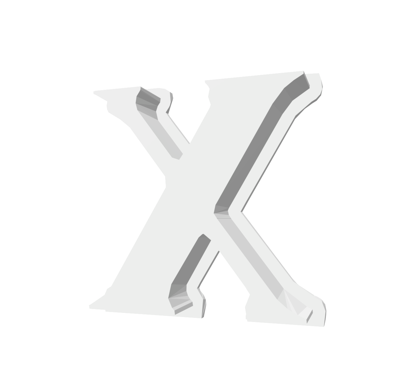 X (Includes 2 Cutters + Dough Pusher)-- STL FILES