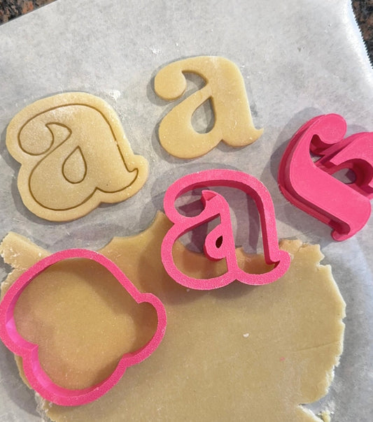 Lowercase Alphabet Cookie Cutters