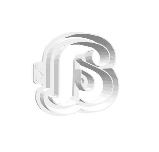 a (Lowercase, Includes 2 Cutters + Dough Pusher)-- STL FILES