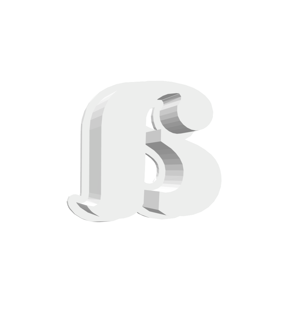 a (Lowercase, Includes 2 Cutters + Dough Pusher)-- STL FILES