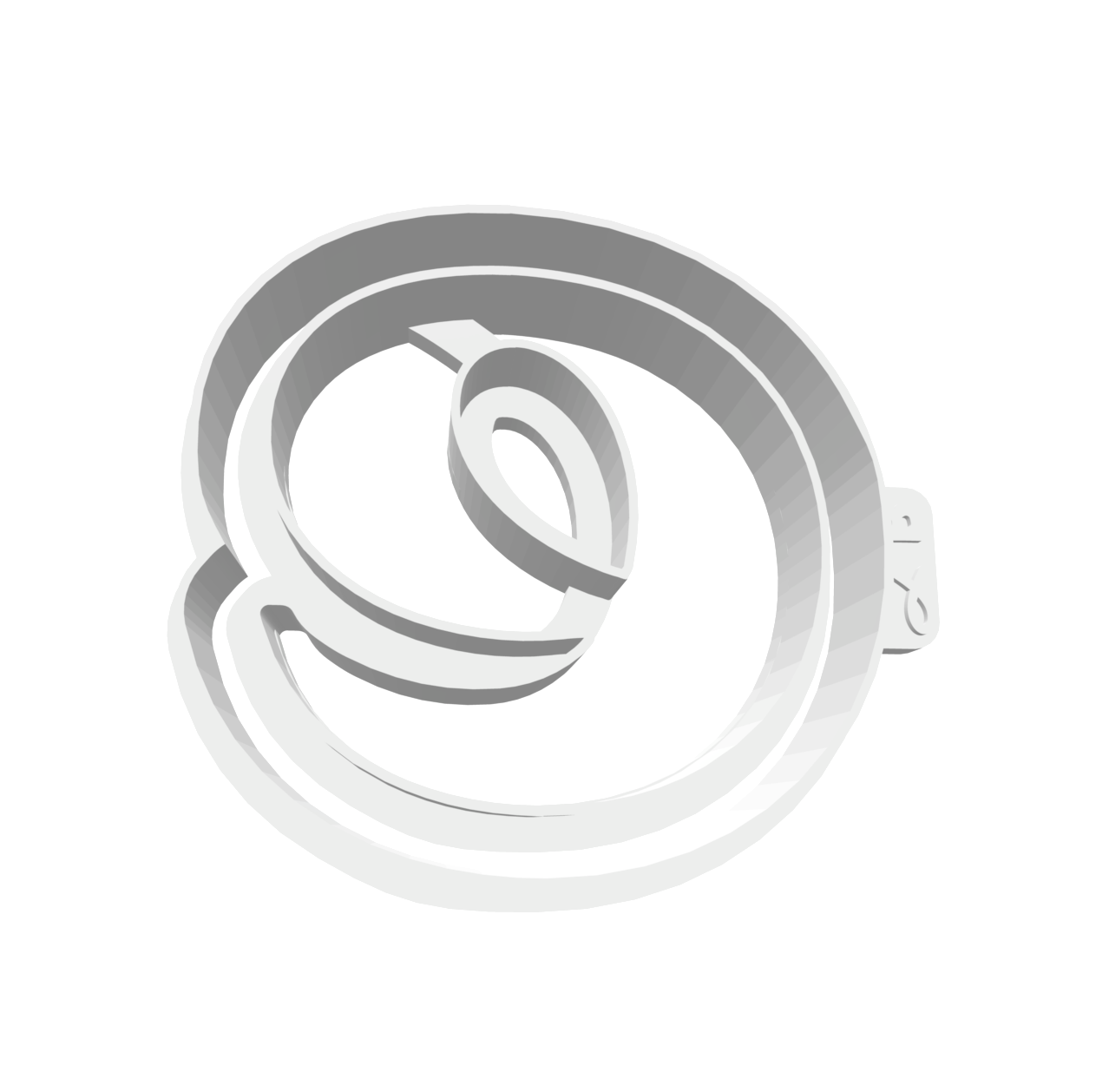 e (Lowercase, Includes 2 Cutters + Dough Pusher)-- STL FILES