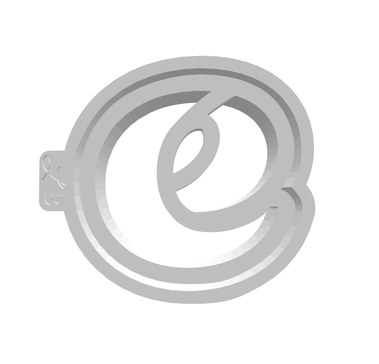 e (Lowercase, Includes 2 Cutters + Dough Pusher)-- STL FILES