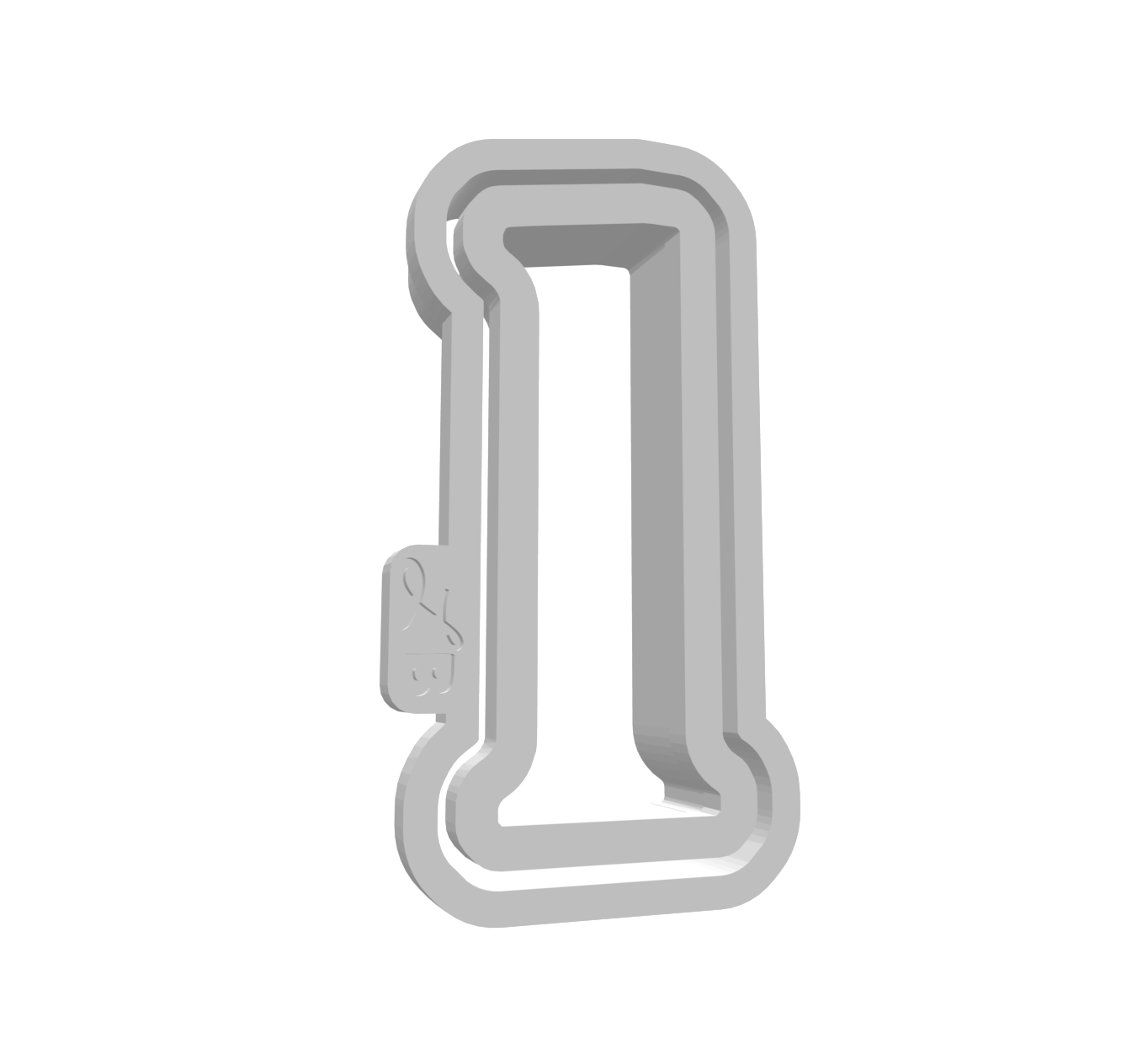 l (Lowercase, Includes 2 Cutters + Dough Pusher)-- STL FILES