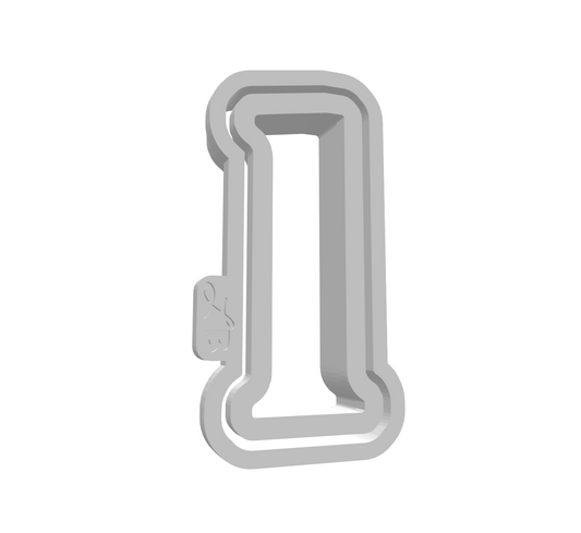 l (Lowercase, Includes 2 Cutters + Dough Pusher)-- STL FILES