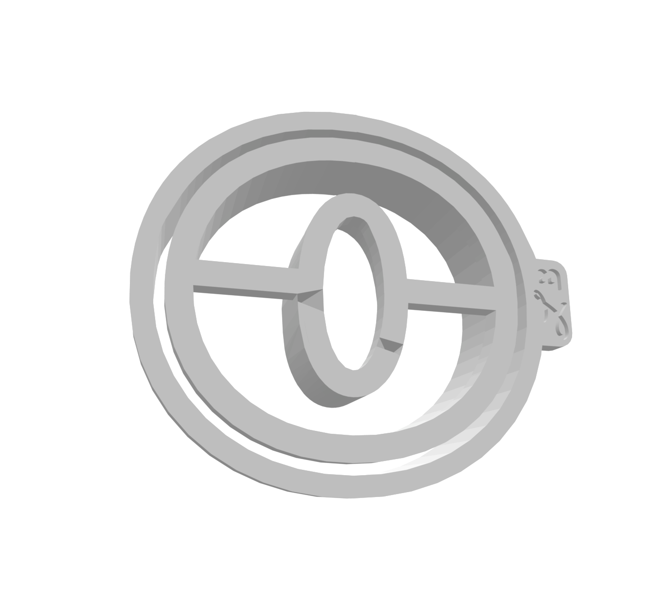 o (Lowercase, Includes 2 Cutters + Dough Pusher)-- STL FILES