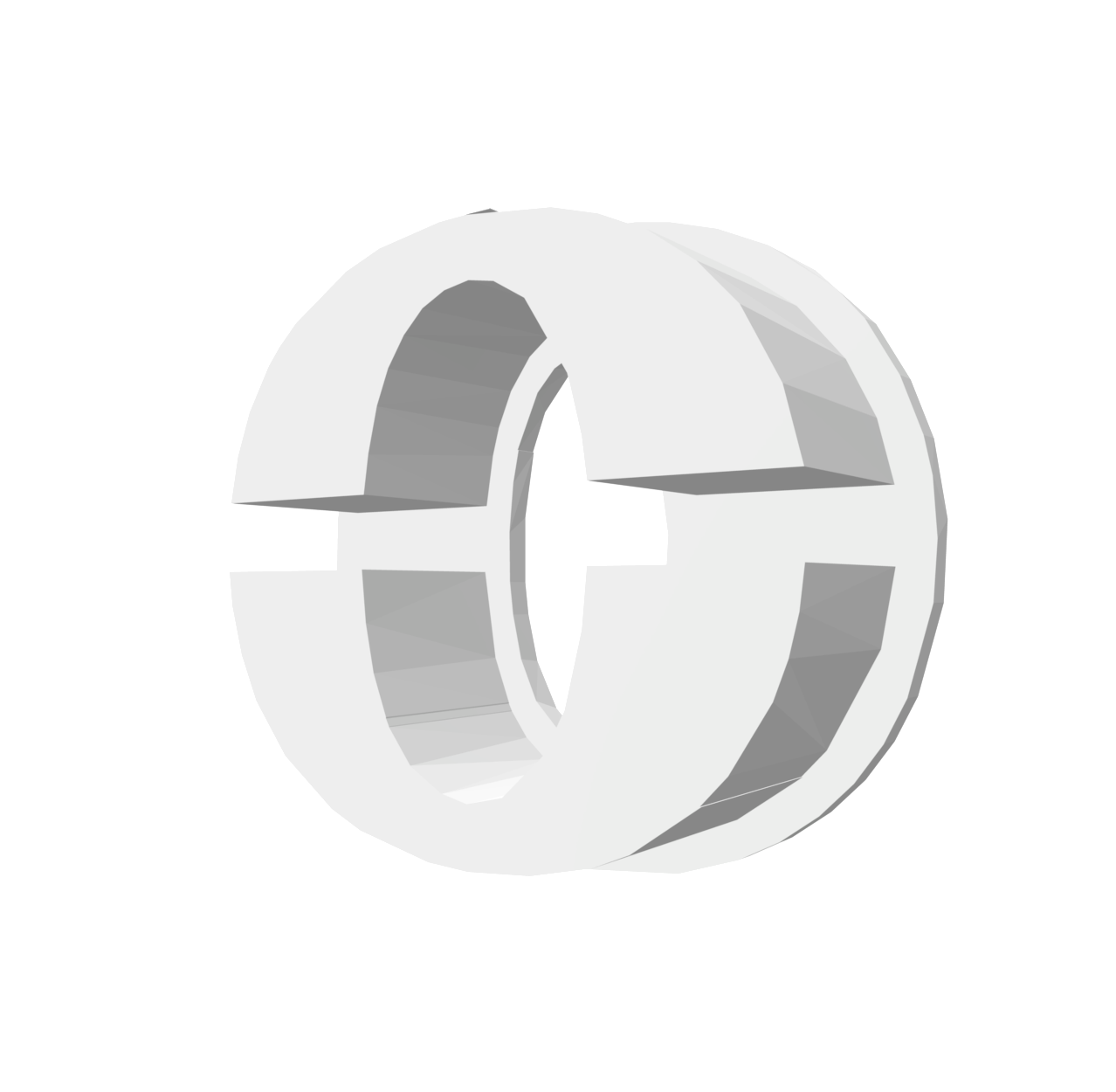 o (Lowercase, Includes 2 Cutters + Dough Pusher)-- STL FILES