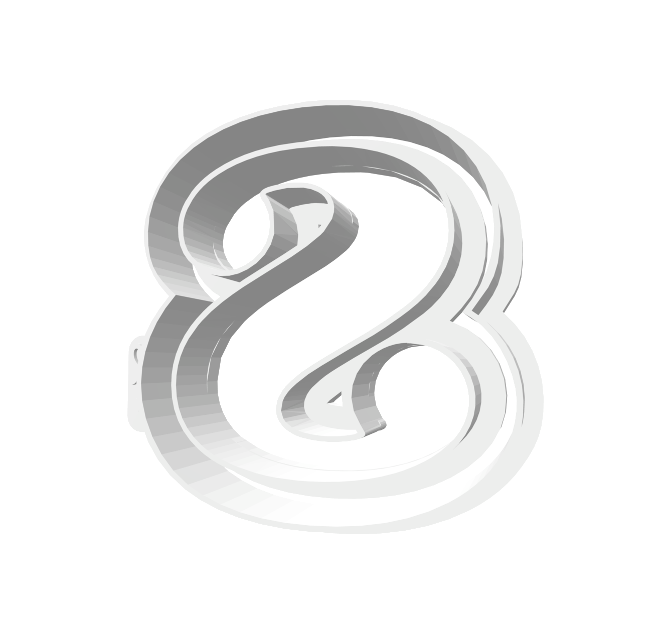 s (Lowercase, Includes 2 Cutters + Dough Pusher)-- STL FILES