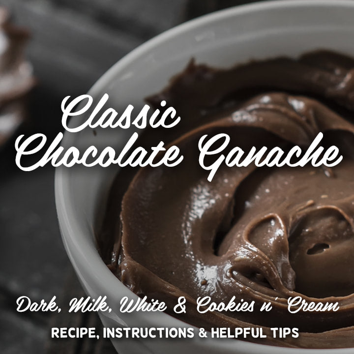 Chocolate Ganache Filling Recipe - Dark, Milk, White & Cookies n' Cream