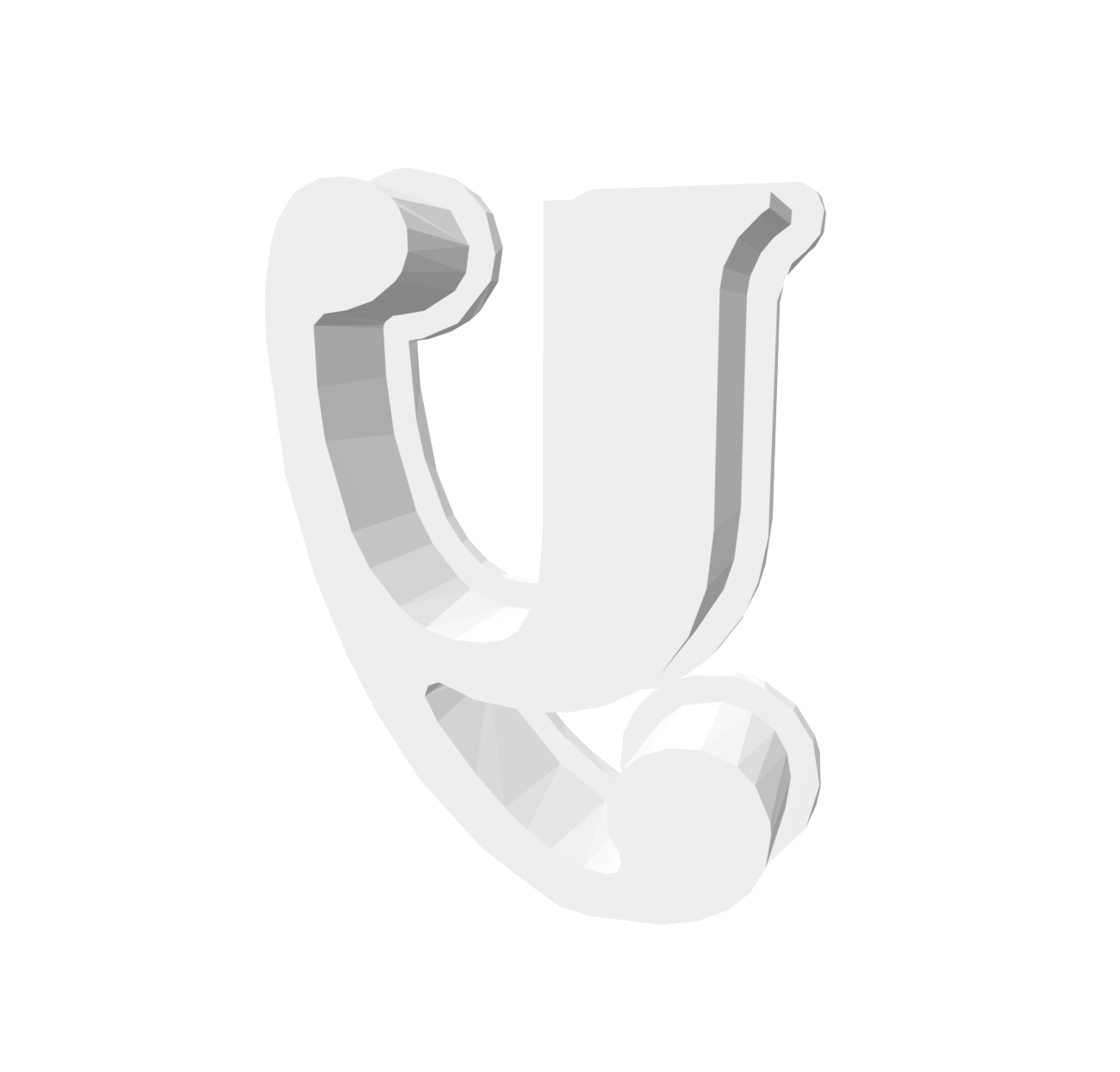 y (Lowercase, Includes 2 Cutters + Dough Pusher)-- STL FILES