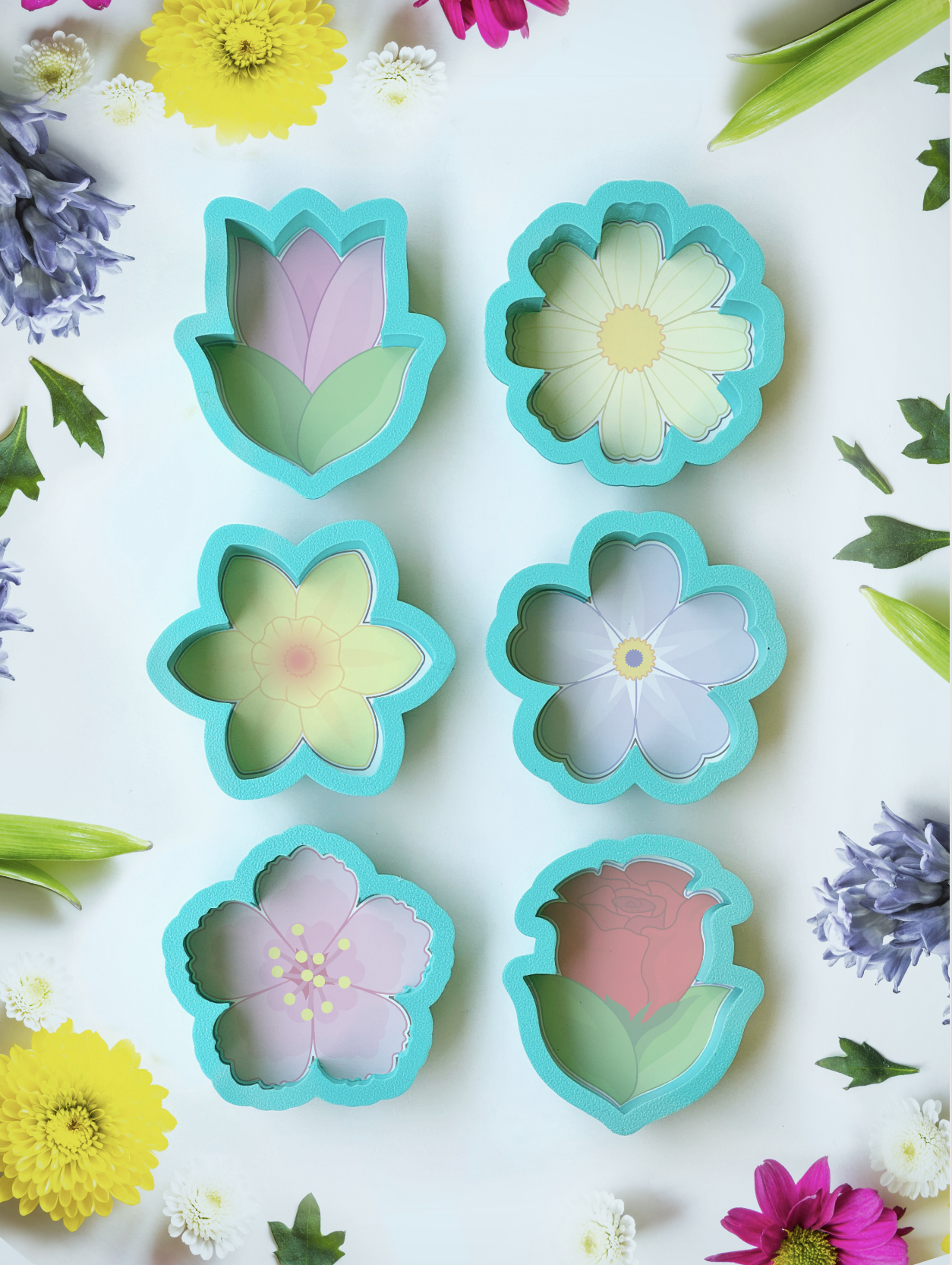 Mini Flower Cookie Cutters