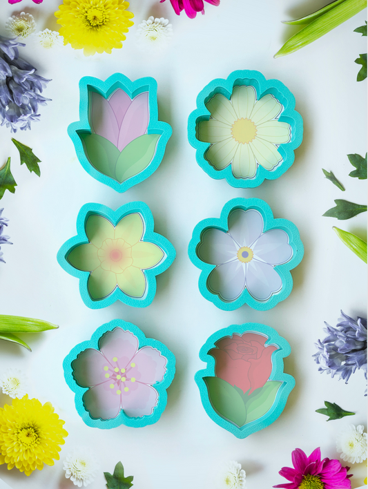 Mini Flower Cookie Cutters