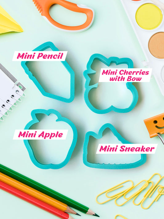 Mini Back-to-School Cookie Cutters