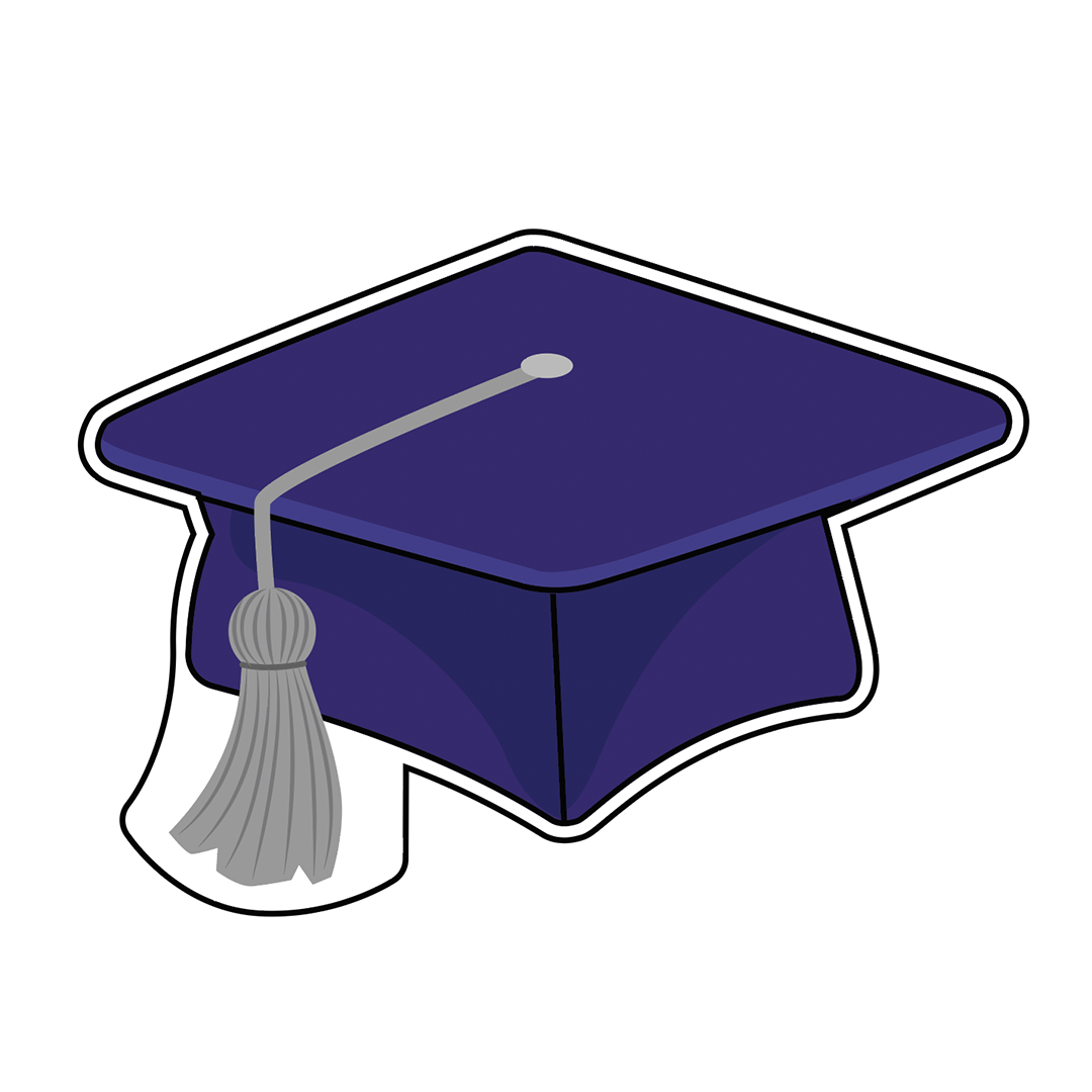 Mini Graduation Cookie Cutters