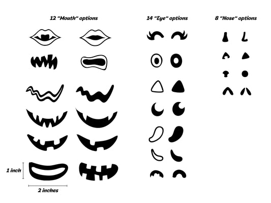 "Design Your Own Jack-O-Lantern" Cookie Cutter & Stamp Set