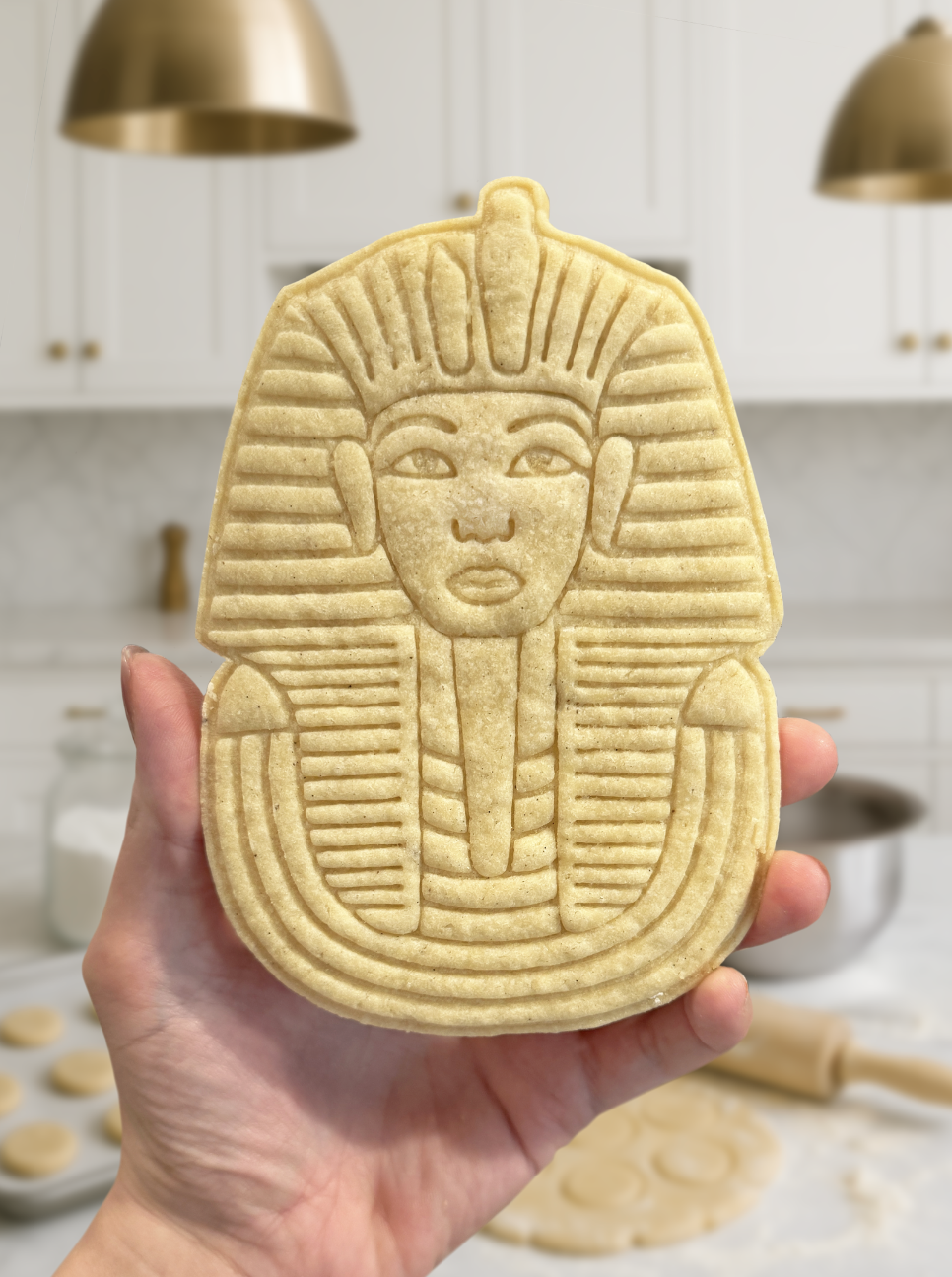 King Tut's Death Mask Cutter & Stamp