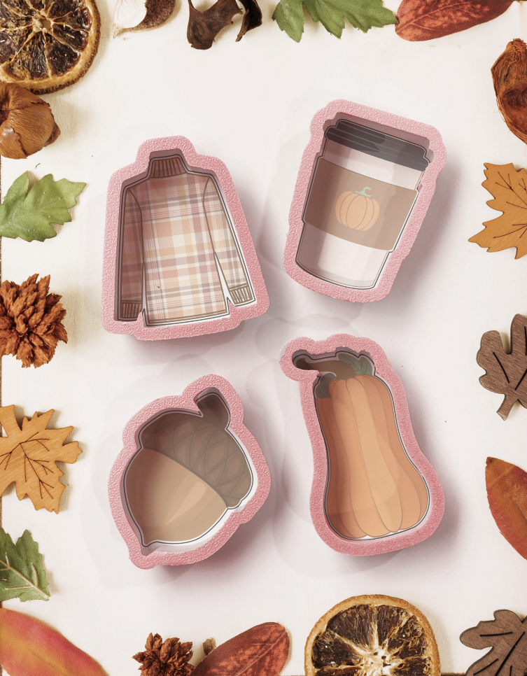 Mini Autumn Cookie Cutters