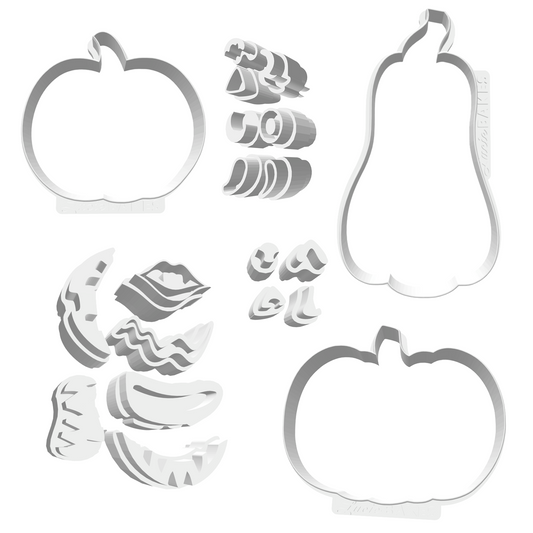 "Design Your Own Jack-O-Lantern" Cookie Cutter & Stamp Set -- STL FILES