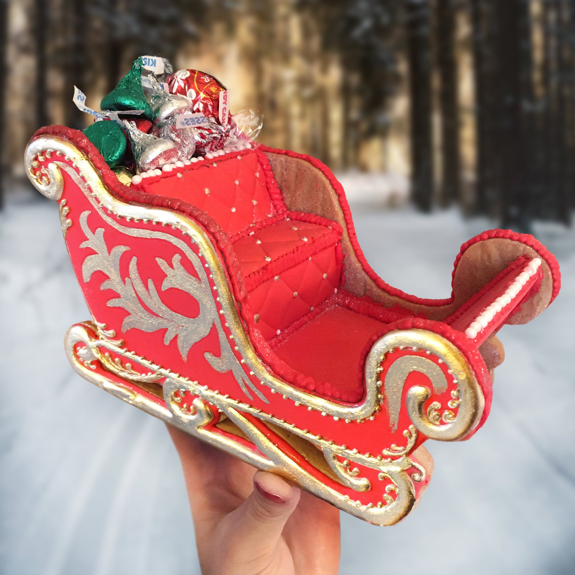Santa's Sleigh - Digital Template & Tutorial