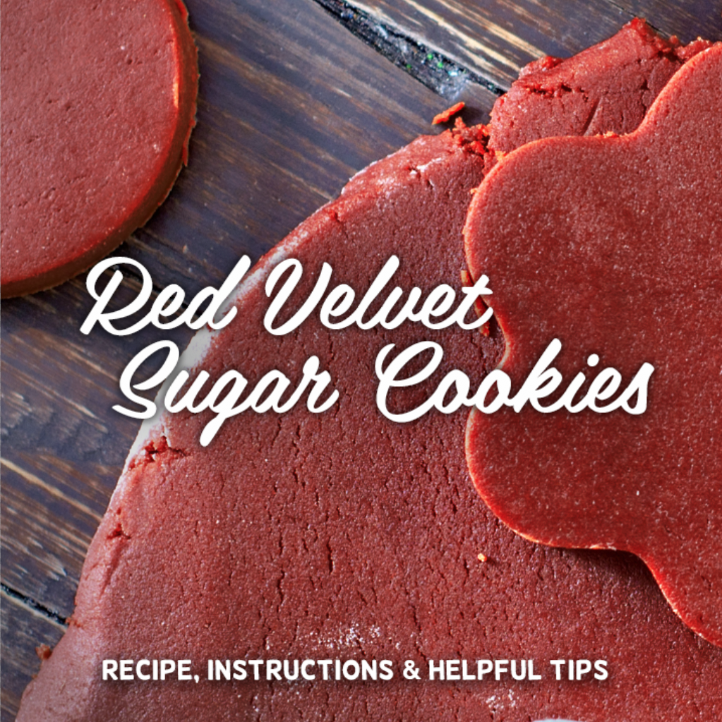 Red Velvet Sugar Cookies