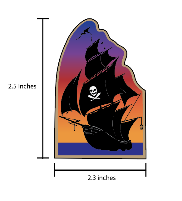 Pirates 5-Piece Cookie Cutter Set