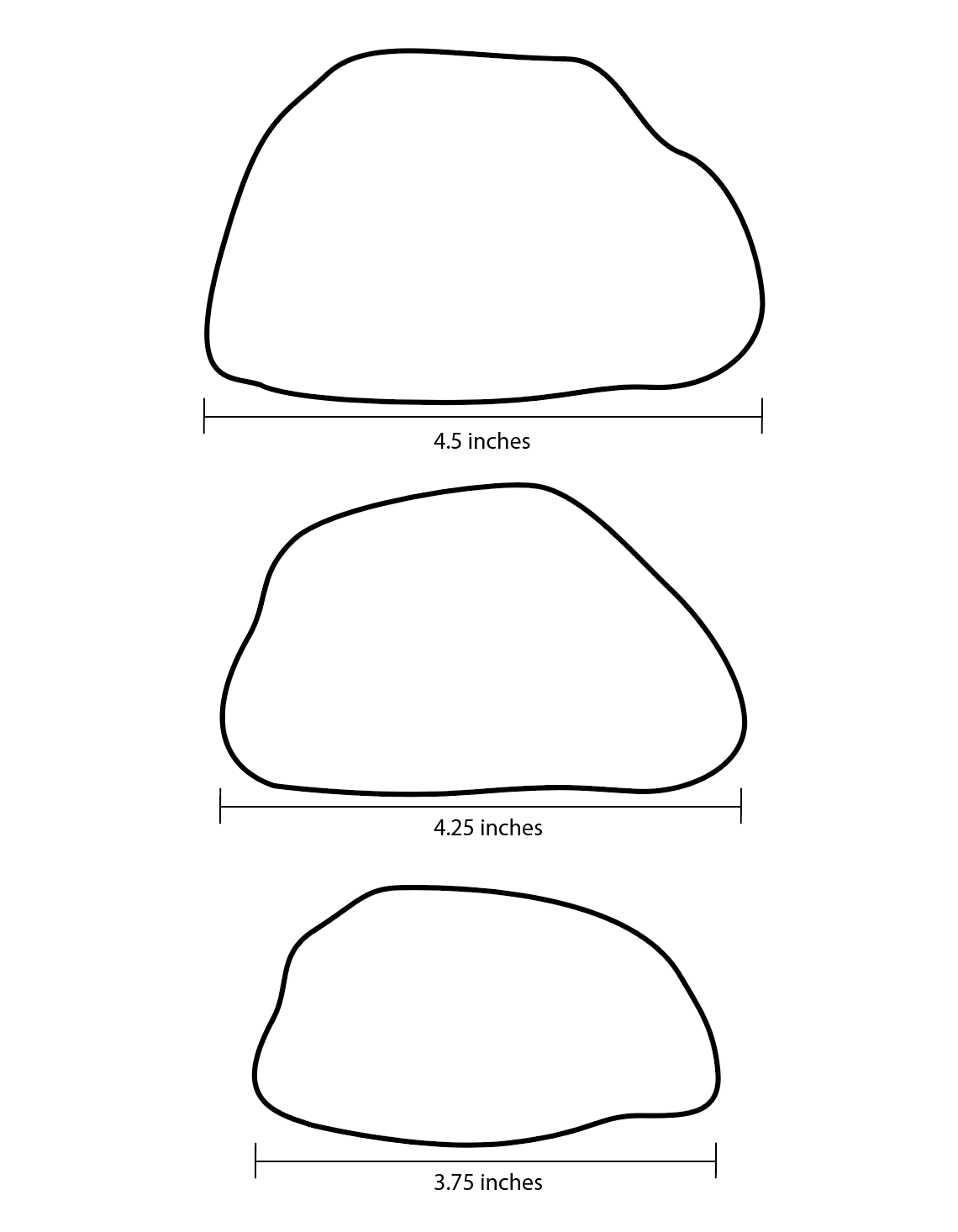 Irregular Shapes - Set of 3