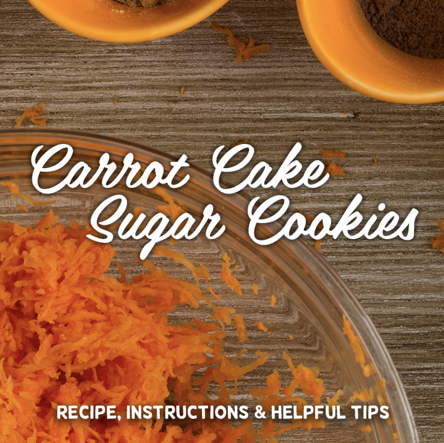 Carrot Cake Sugar Cookies