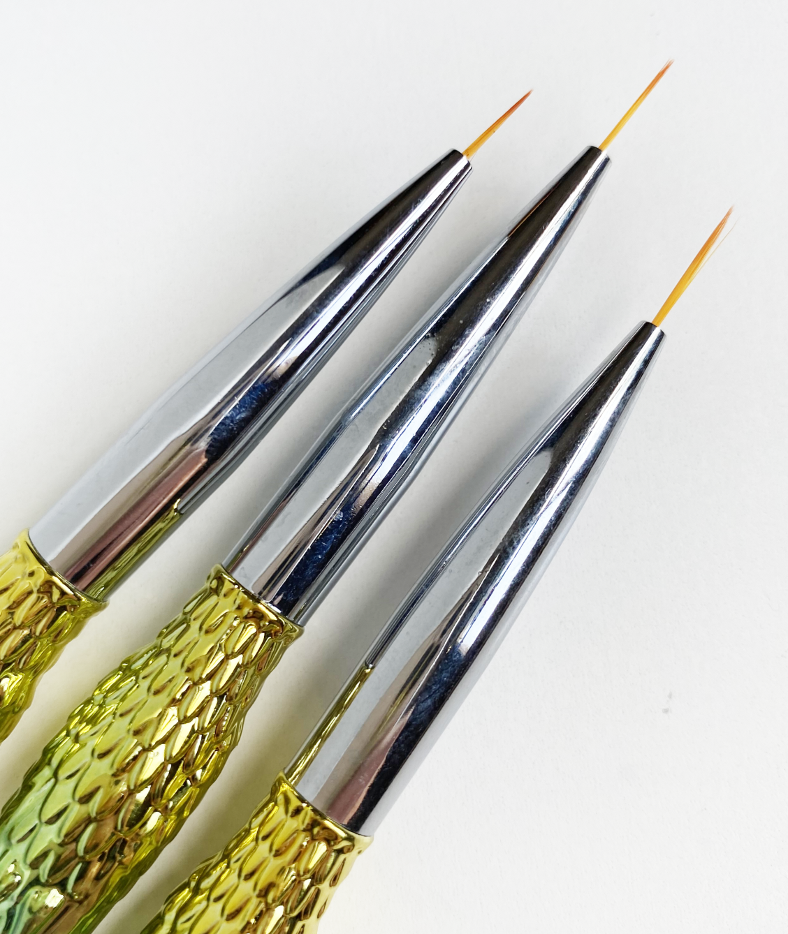3-Piece Rainbow Quill Brush Set