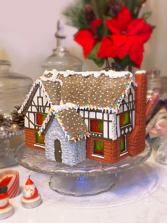 Gingerbread Tudor Cottage -- CLASS RECORDING