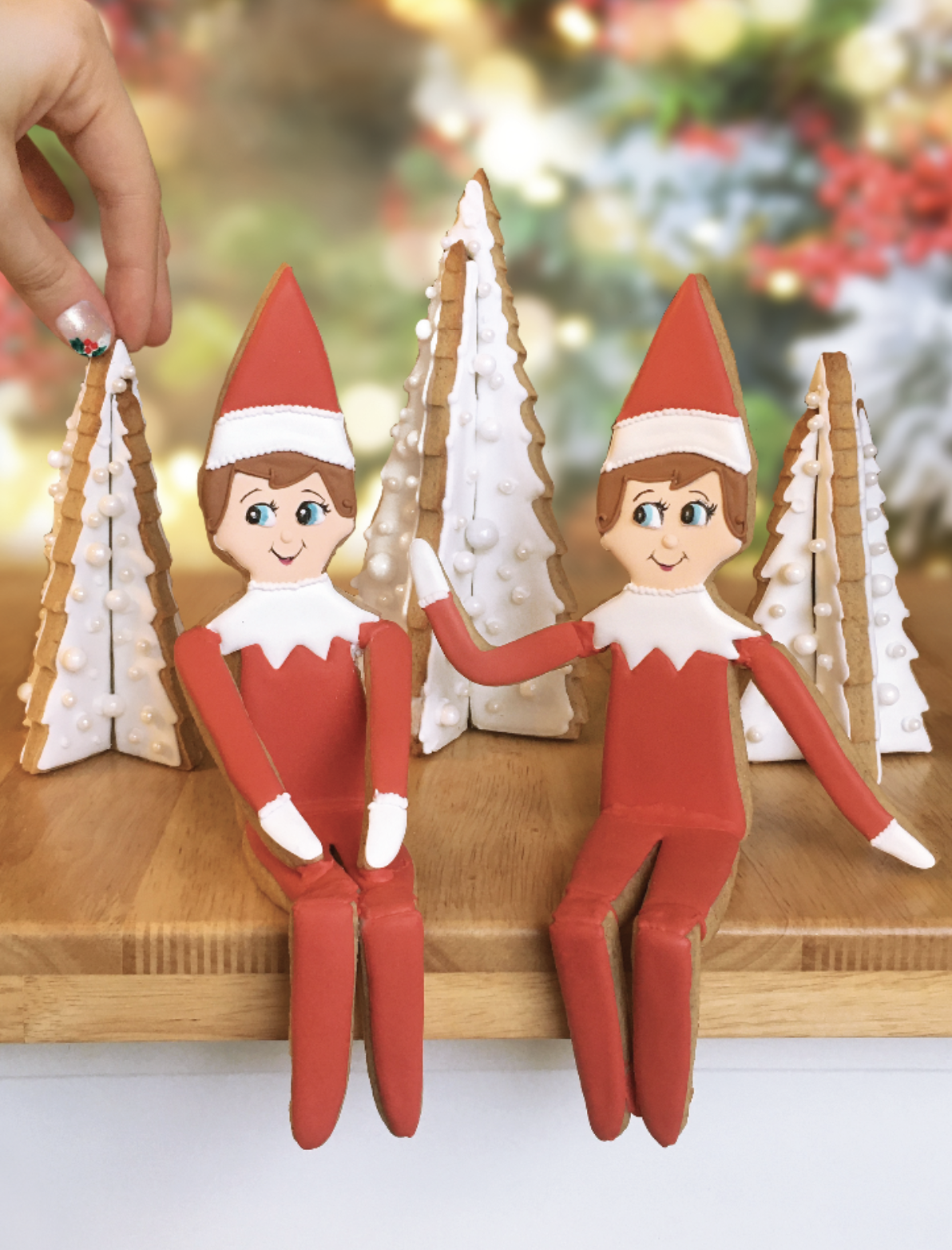 Elf on the Shelf 3D Cookie -- Digital Template & Tutorial