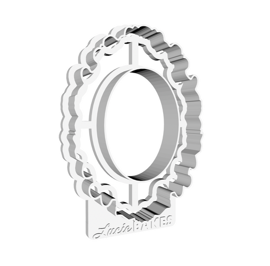 Oval Gilded Frame -- STL FILE