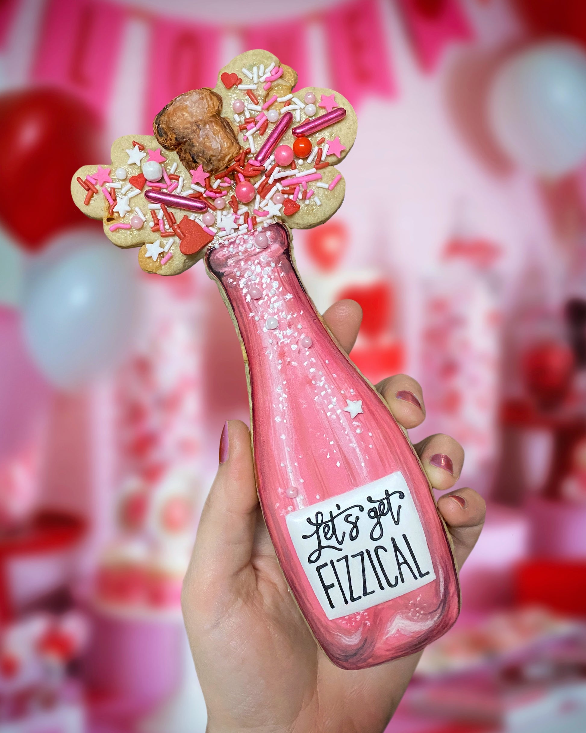 Popping Champagne Cookie Cutter