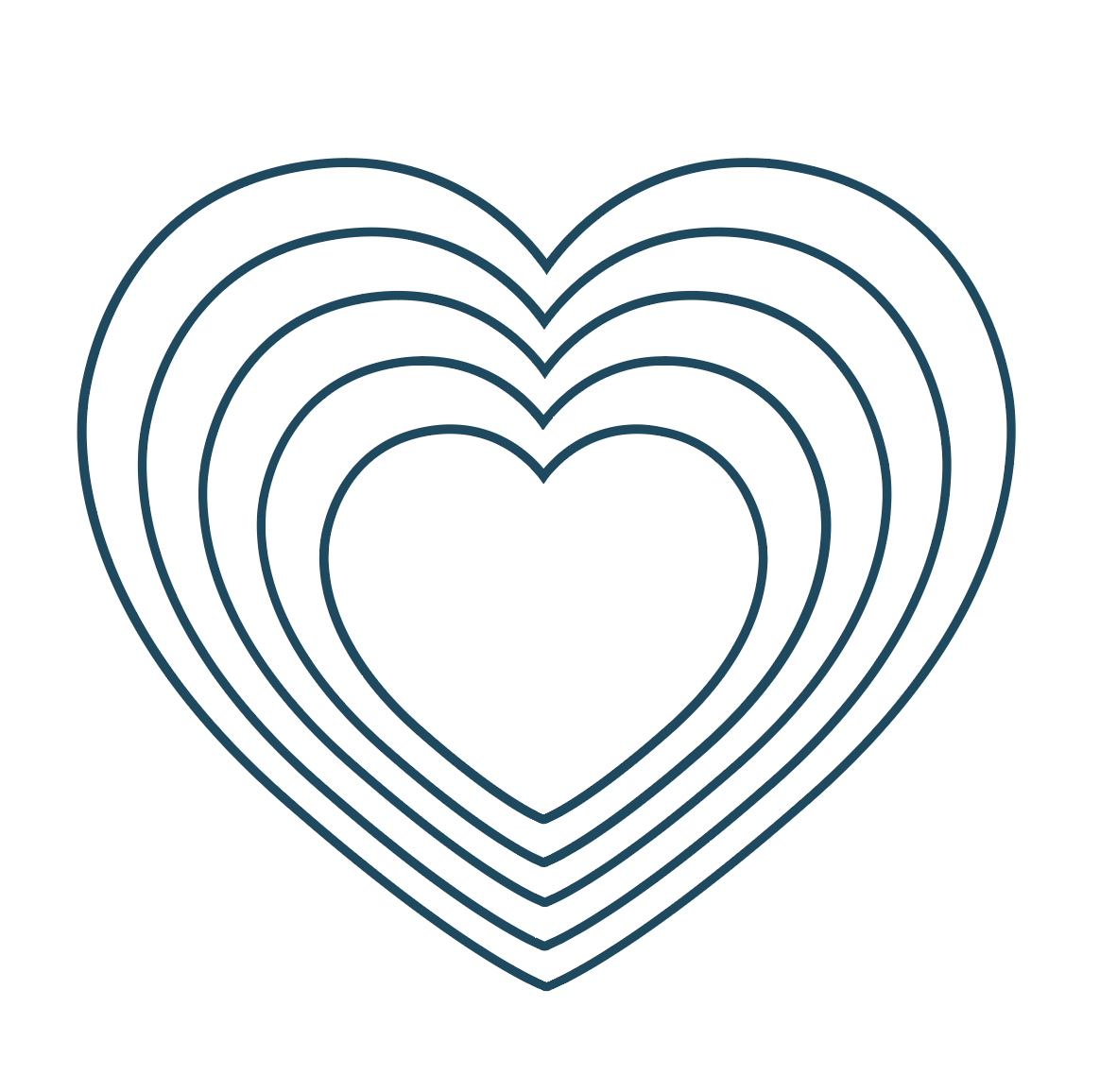 Assorted Hearts Cutter Set