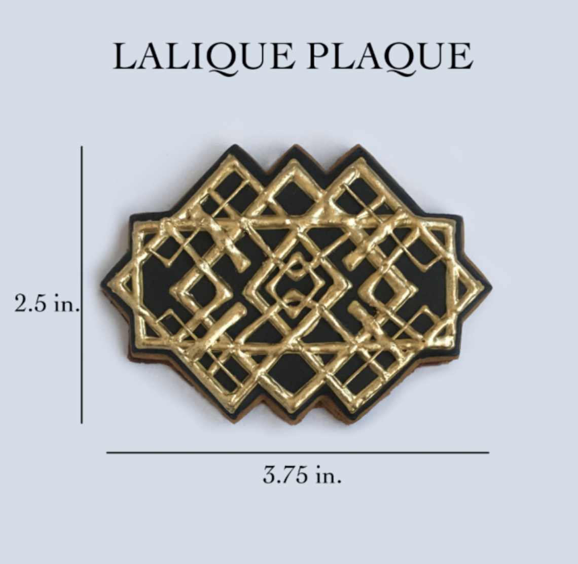 Lalique Art Deco Plaque -- STL FILE