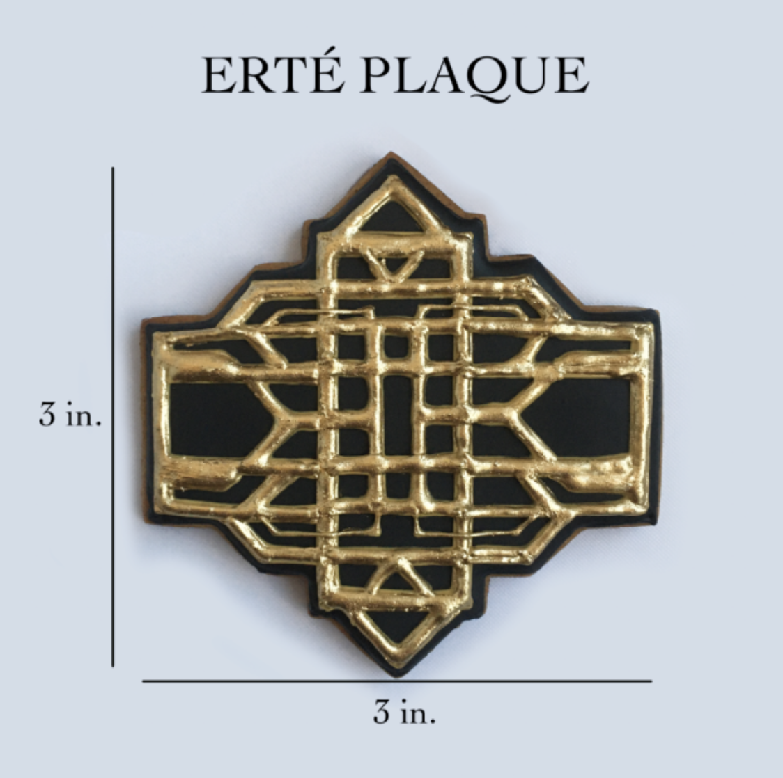 Erte Art Deco Plaque -- STL FILE