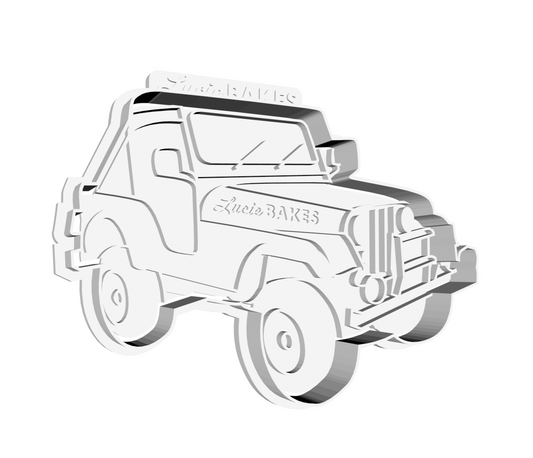 Jeep CJ5 Cutter & Stamp -- STL FILE