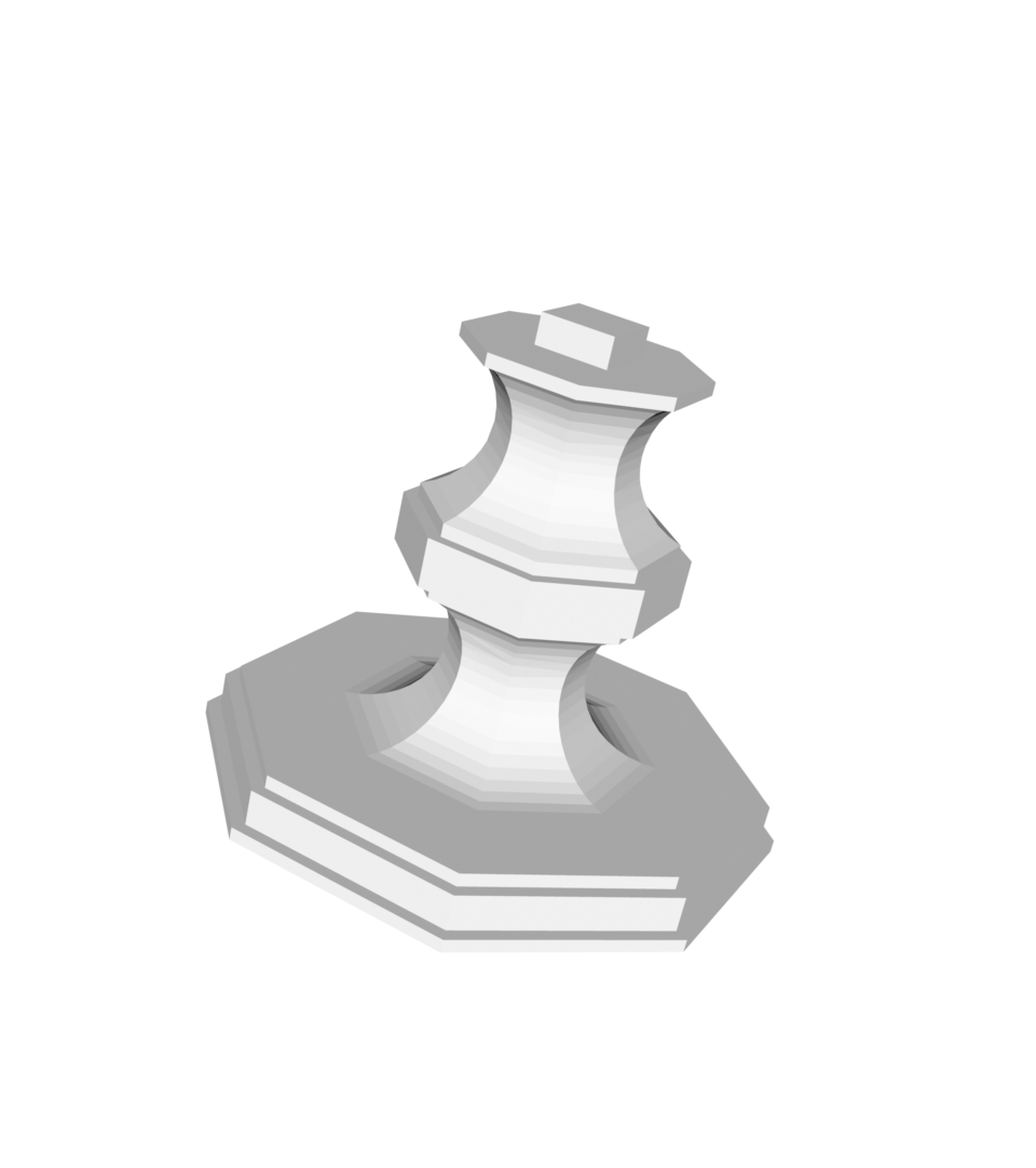 Rococo Cake Stand -- STL FILE