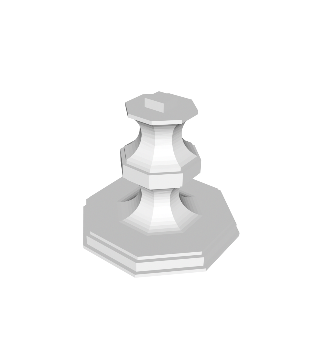 Rococo Cake Stand -- STL FILE