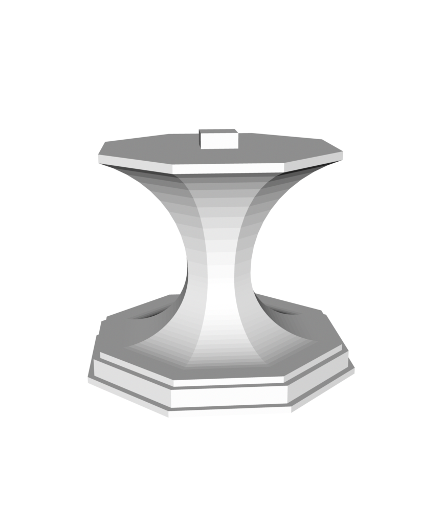 Art Deco Cake Stand -- STL FILE