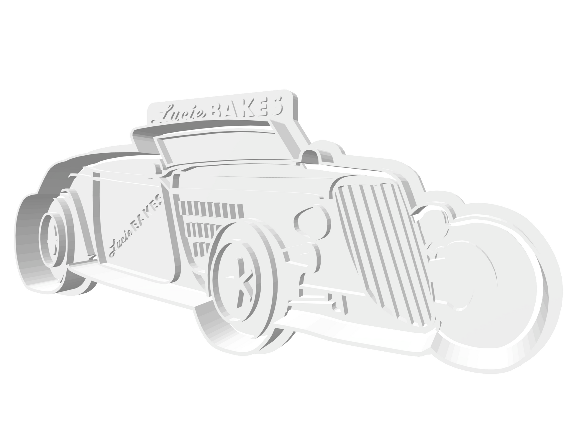 Roadster Cutter & Stamp Set - STL FILE