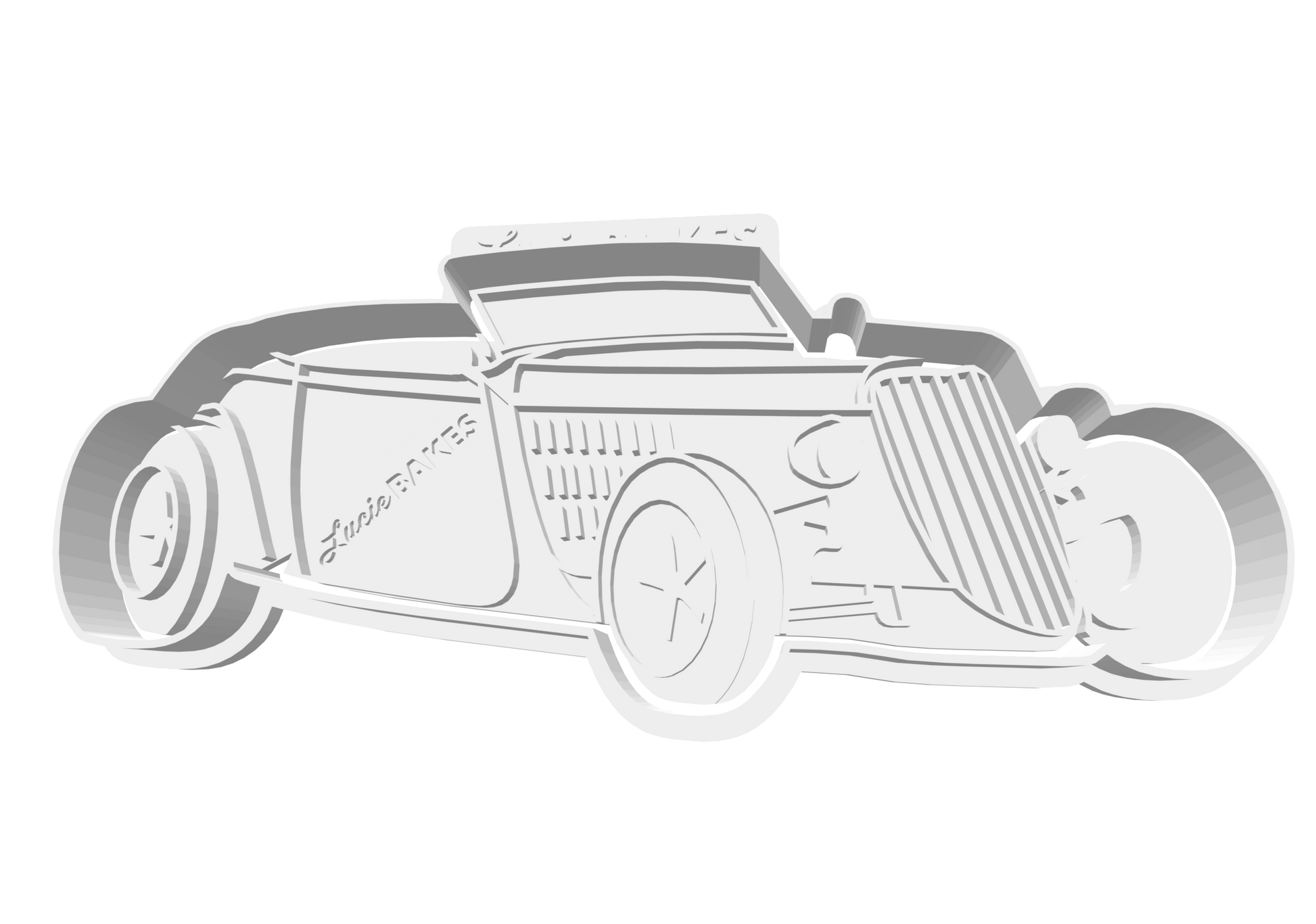 Roadster Cutter & Stamp Set - STL FILE