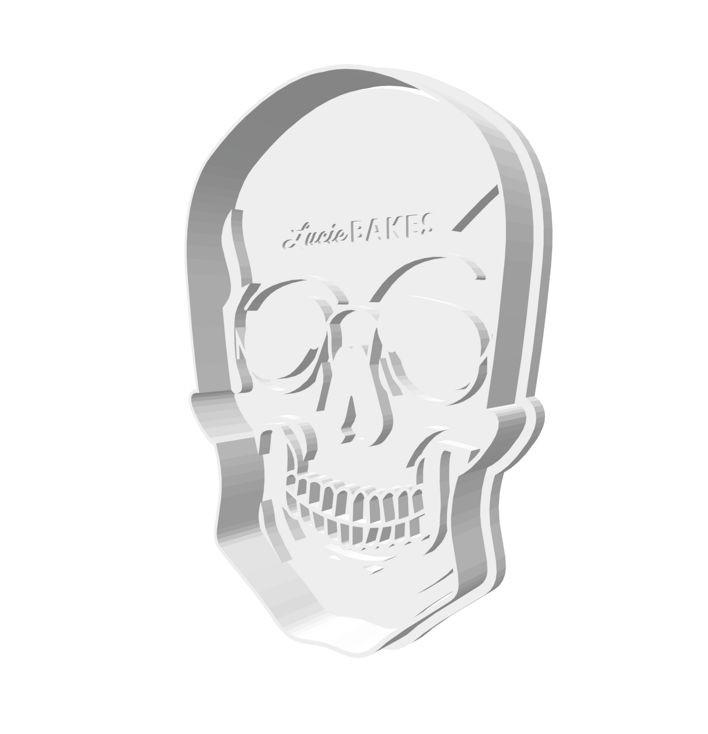 Skull Cutter & Stamp -- STL FILE