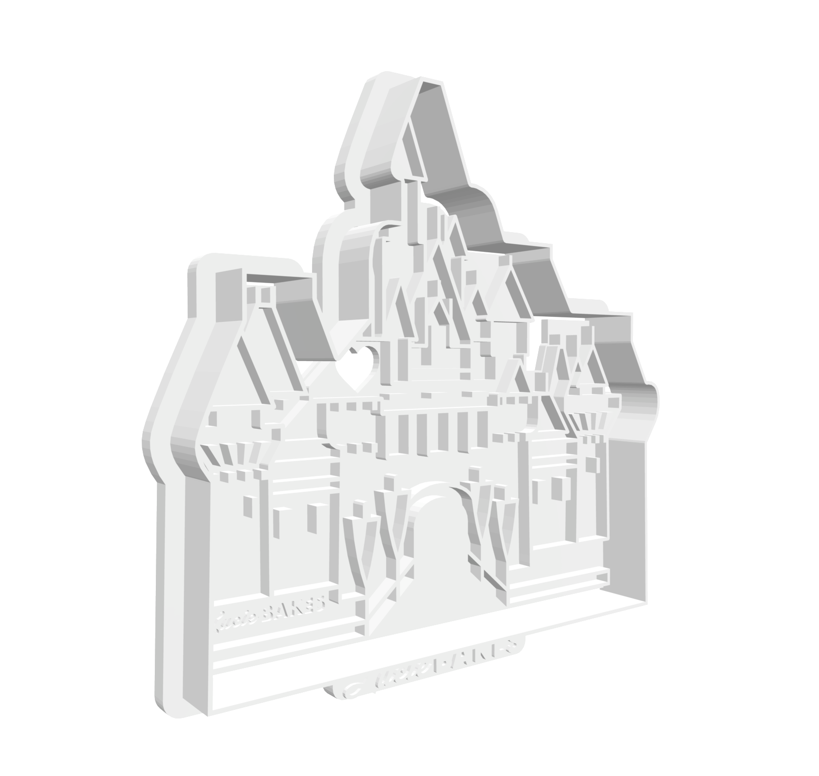 Magic Castle Cutter & Stamp -- STL FILE