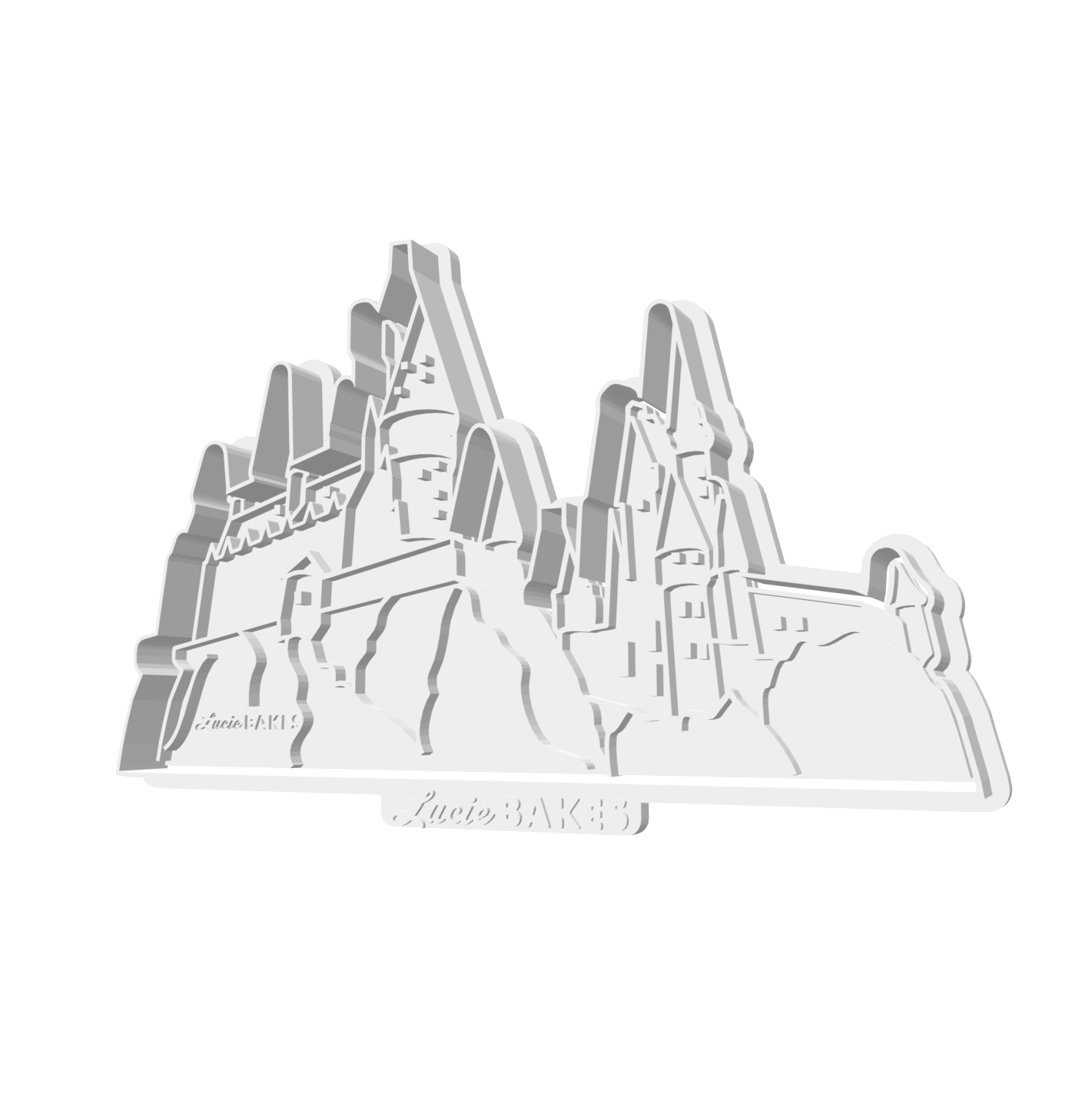 Hogwarts Cutter & Stamp Set -- STL FILE