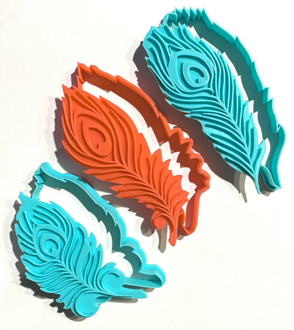 Peacock Feathers Cutter & Stamp Sets