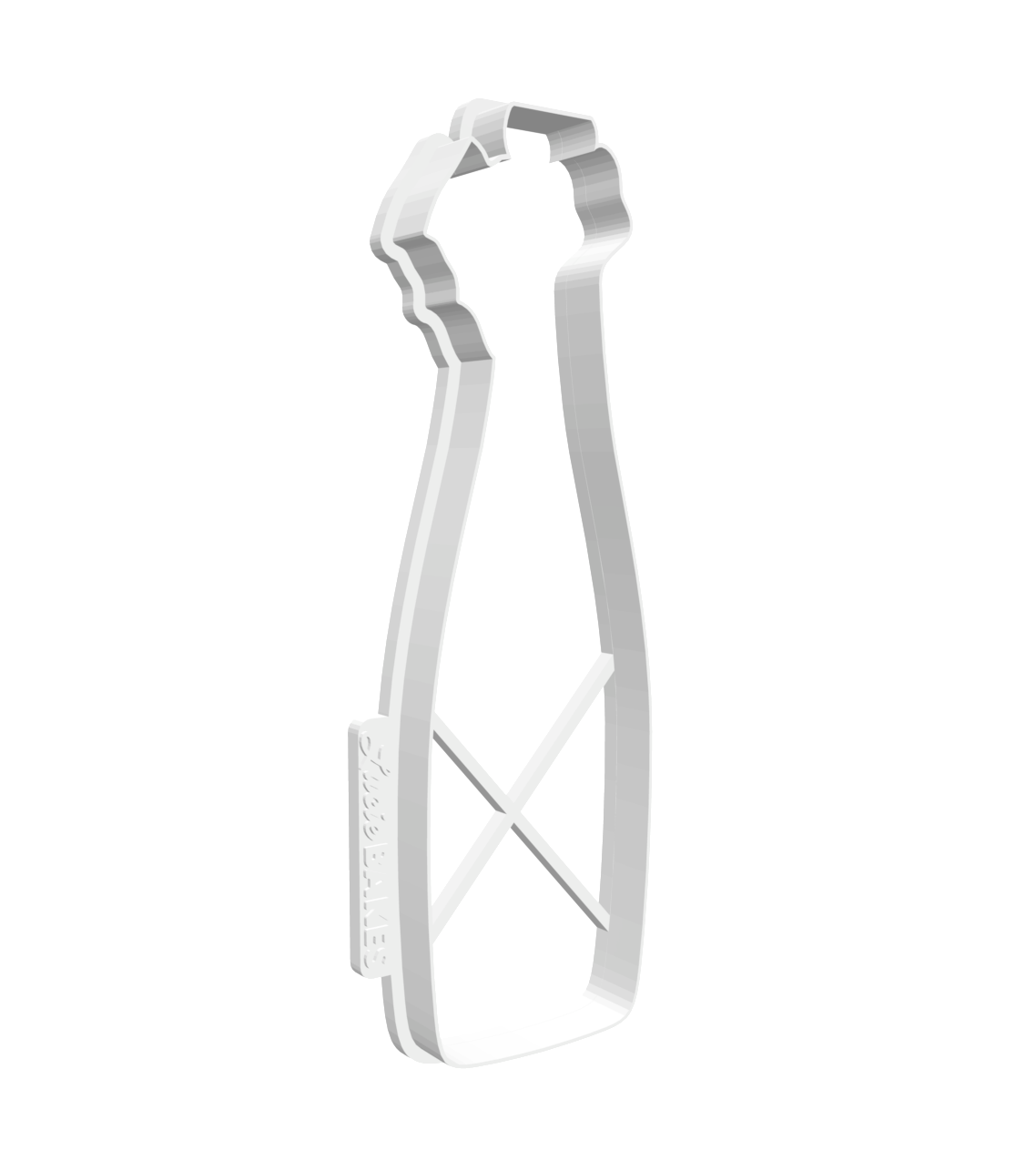 Large Open Champagne -- STL FILE